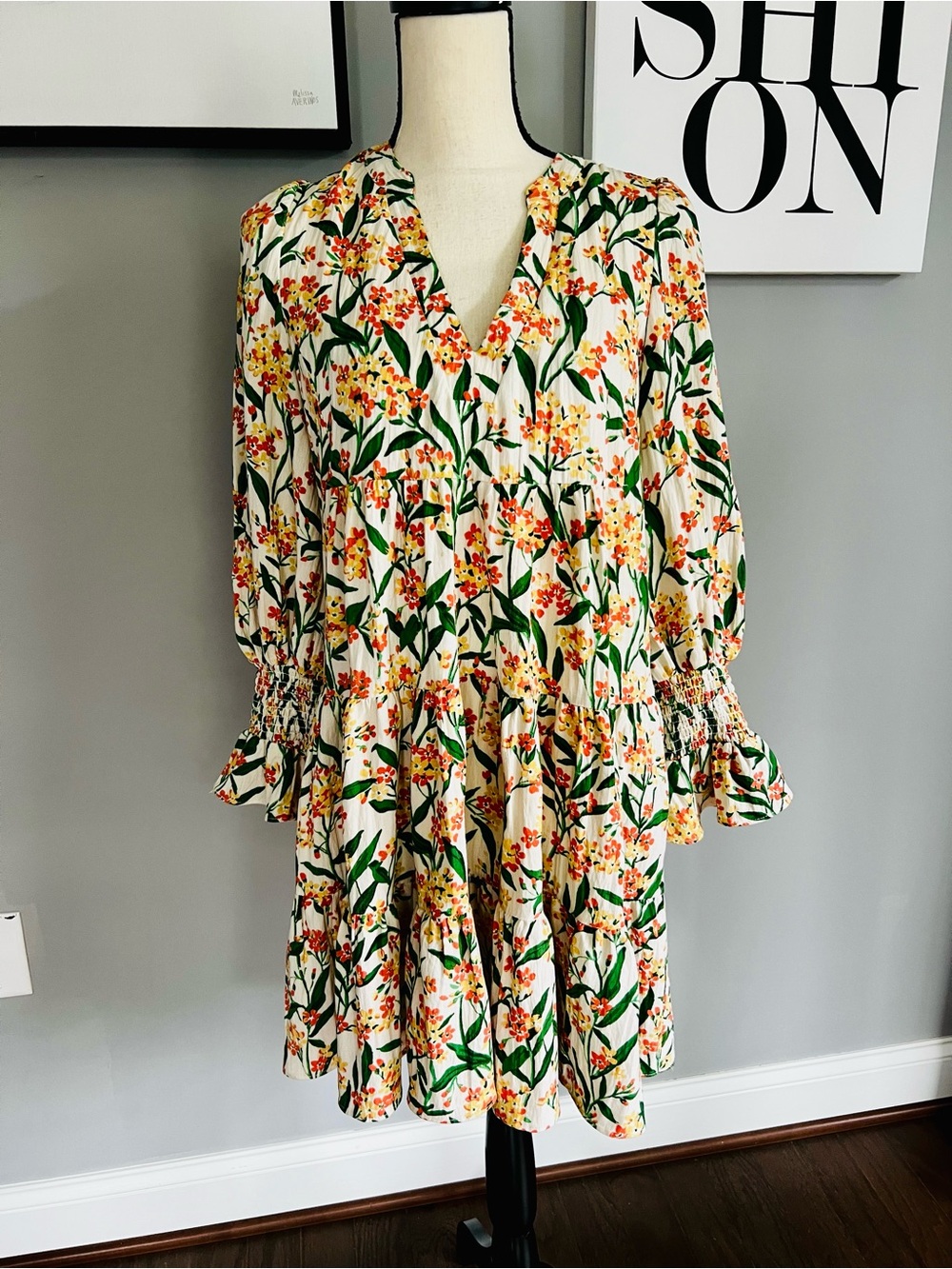 Pomander Place/Tuckernuck Bermuda Blossom Kenzo Mini Dress - Picture 3 of 9